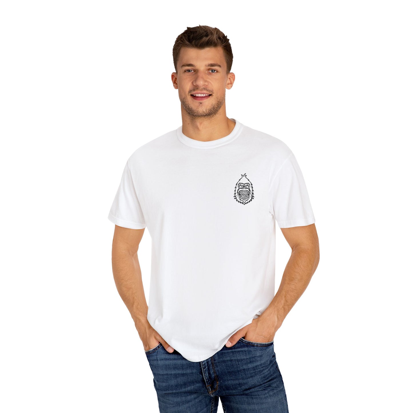 Embroidered Big Foot Logo T-Shirt