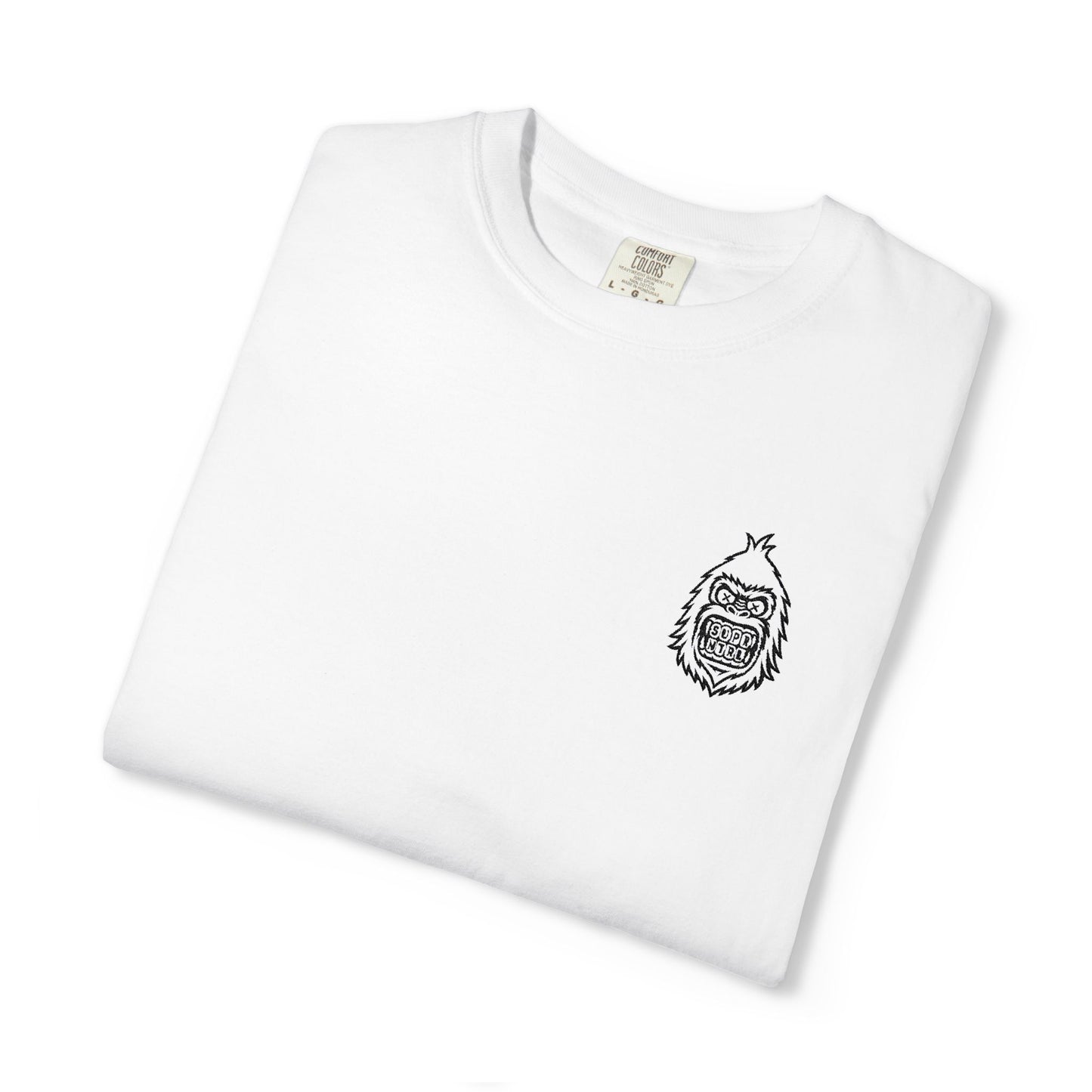 Embroidered Big Foot Logo T-Shirt